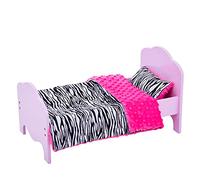 Olivia's Little World Little Princess Single Bed Pink Bedding SetZebra Prints TD-11929-1E