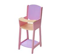 Olivia's Little World Nordic Wooden Doll High Chair 18" Baby Doll Furniture TD-12878A
