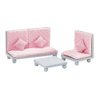 Olivias World 18" Baby Doll Wooden Furniture Lounge Sofa Dolls Chair TD-11930A/BG