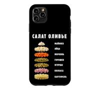 Olivier Layered Salad Recipe Russian Slavic Food Cooking Case for iPhone 11 Pro Max