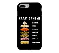 Olivier Layered Salad Recipe Russian Slavic Food Cooking Case for iPhone 7 Plus/8 Plus