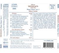 OLIVIER MESSIAEN: PIANO MUSIC, VOL. 3 NEW CD