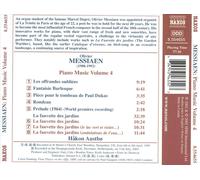 OLIVIER MESSIAEN: PIANO MUSIC, VOL. 4 NEW CD