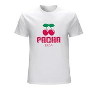 Olivotti Men's Pacha Ibiza Print T Shirt White XL