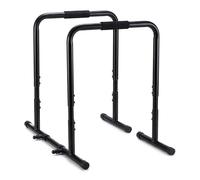OLIXIS Dip Bar, Heavy Duty Adjustable Dip Bar Station with High Density Soft Foam Handles, Stabilizer Parallel Bar, Fitness Equipment for Home, Gym
