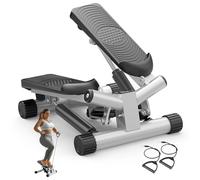 OLIXIS Exercise Stepper Stair Training Machine with Resistance Bands, Mini Stepper for Stairs at Home Training Equipment with 120kg Load Capacity, Fitness Stepper