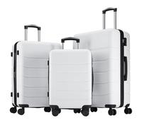 OLIXIS Luggage Set, 20/24/28 Inch Hardside Suitcases with Spinner Wheels, Lightweight ABS Hard Shell Travel Luggage, TSA Approved Lock, Expandable Carry-On & Checked Luggage for Business & Travel-Blue