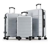 OLIXIS Luggage Set, 20/24/28 Inch Hardside Suitcases with Spinner Wheels, Lightweight ABS Hard Shell Travel Luggage, TSA Approved Lock, Expandable Carry-On & Checked Luggage for Business & Travel-Blue