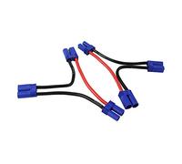 OliYin 2pcs EC5 2-Male to 1-Female Series Cable 3.93" 12awg Connector Adapter(pack of 2)