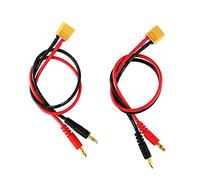 OliYin XT60 to 4.0 Banana Plug RC Battery Charge Cable 14awg Silicone Wire 30cm 11.8inch (pack of 2)