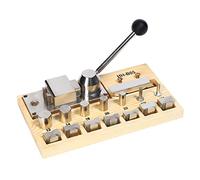 OLKKEFT Multifunctional Ring Bending Machine, Jewelry Ring Making Tools with Sturdy Base and Handle, Multiple Sizes Earring Bend Tool for Jewelry Shops, Handmade Classrooms