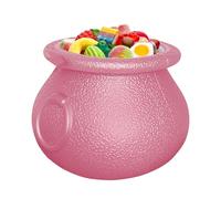 Olla Decorativa Truco O Trato Decoración Para Interior Exterior | Cubo De Caramelos De Halloween | Caldero D-e Para Dulces | Accesorio Favor Decorativo