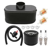 Ollanoos 11013-7047 Air Filter Tune Up Kit with Oil Filter Fuel Filter Spark Plug Replacement for Kawasaki FR651V FR691V FR730V FS481V FS541V FS600V FS651V FS691V FS730V 4-Stroke Engines