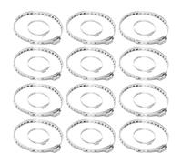 Ollanoos 24pcs te-108-4 Universal Axle CV Joint Boot Crimp Clamp Kit, CV Boot Clamp Stainless Steel, Replacement for Most Cars and Light Commercial Vehicles