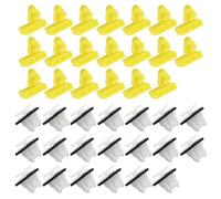 Ollanoos 40Pcs 76882JG10A Car Wheel Arch Surround Trim Moulding Clips, Front or Rear Plastic Retainer Fasteners Replacement for Nissan Juke 2010 2011 2012 2013 2014 2015 2016 2017 76882JG10A