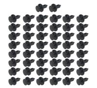 Ollanoos 50 Pcs 21030249 Trim Clips 8mm Long Dark Car Retainer Clips Trim Panel Fixing Lining Clip Kit N807389S Replacement for Transporter T4 T5