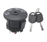 Ollanoos 532175566 Ignition Switch with Keys, 4-Position 7-Terminals Replacement for Craftsman Replacement for John Deere MTD Murray Riding Lawn Mower, Replace 175566, GY20074