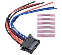 Ollanoos 8200729298 50mm²-1.50mm² Blower Motor Resistor Wiring with Connector, Replacement for Renault Clio 2005-2016, Replacement for Renault Grand Scenic 2004-2014