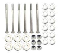 Ollanoos Bulkhead Support Brackets Bolts Kit, Replacement for Land Rover 88/109 LR 1961-1986