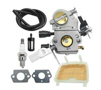 Ollanoos C1Q-S268 Carburettor Kit of Chainsaw with Air Filter Spark Plug Fuel Line Replacement for STIHL MS171 MS181 MS211 MS181 2 Mix MS181C MS181C-BE MS181CBE 2 Mix MS181C-BE Z Replace C1Q-S269