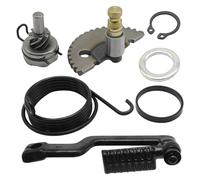 Ollanoos Motorcycle Starter Lever Shaft Kit, Moped Kick Start Lever Starter Shaft Gear Assembly, Replacement for GY6 49CC 50CC 80CC 100CC Scooter