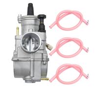 Ollanoos PWK 32mm Carburetor, Motorcycle Power Jet Carb, Carburetor Replacement for 2/4 Stroke 125cc-250cc ZSDTRP