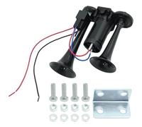 Ollanoos Truck Air Horns Super Loud 12V, Air Horn with Compressor Car Air Horns Loud 12V 150db for Car Truck Train Van Motorcycle SUV Boat Bus Lorrys Black