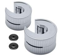 Ollanoos Twin Pack Heavy-Duty Copper Pipe Cutter, 15mm & 22mm Size with Spare Blades, for Plumbing, Heating, and Auto Repair