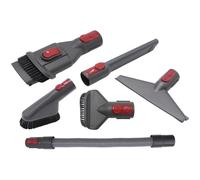 Ollanoos Versatile Vacuum Cleaner Accessory Tool Kit with Extension Hose, Replacement for Dyson V7 V8 V10 V11 V15 SV10 SV11 Vacuum Cleaners, 6 in 1 Quick Release Attachments for Cleaning