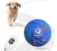 Ollapet Smart Interactive Dog Toy Ball - Automatic Bouncing, Moving, and Vibrating, Chew-Resistant, Pet-Safe E-TPU Material, 3 Interactive Modes, IPX7 Waterproof, for Medium and Large Dogs (Blue)