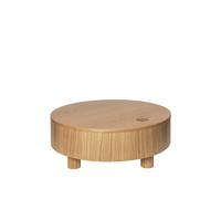 Olles Coffee Table With Storage Ø80 Natural Oak