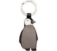 Ollie Penguin Leather Keyring