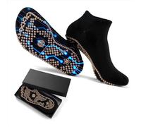 Olligey Acupressure Socks Reflexology Foot Massage for Women Men Acupuncture Socks with Pressure Point, Gifts for Busy Mom Elders Massaging Convenient and Efficient Size 38-39