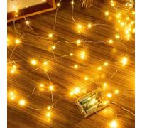 Ollny 15m 150LED Fairy Lights Battery Operated,Copper Wire String Lights