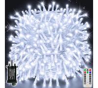 Ollny Fairy Lights Mains Powered, 80m 800 LED Outdoor Lights, Waterproof Garden String Tree Light Plug in with Timer/8 Modes/Dimmable for Outside/Gazebo/Indoor/Window, Cool White