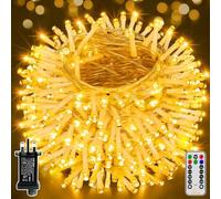 Ollny Fairy Lights Mains Powered, 80m 800 LED Outdoor String Lights, Warm White Waterproof Garden Light with Plug/Timer/8 Modes/Dimmable for Outside/Indoor/Window/Wedding Decorations