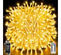 Ollny Fairy Lights Mains Powered, 80m 800LED String Tree Lights Plug in | Waterproof Garden Outdoor Fairy Lights Plug in with Timer/8 Modes/Dimmable for Outside/Gazebo/Indoor/Window/ Warm White