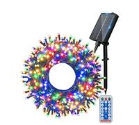 Ollny Solar Lights Outdoor Garden 40m 400 LEDs Fairy Light, Waterproof Multicolour String with 8 Modes Large Capacity, Outside Decorative Lighting for Tree Fence Gazebo Patio Camping Decorations