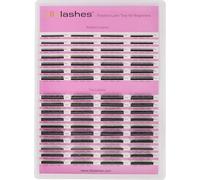 OLLOLASHES Lash Extensions Curl Practice Tray, 10 Curl Types B, C, CC, D, D+, J, L, L+, M, U, Eyelash Extension Training Tray for Beginners & Lash Tech Students (10 Types Mixed Curl Lash Practice Kit)