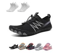 OLLOUM Bronoir Barefoot Shoes, BareStep Active Shoes Men，Barefoot Running Shoes For Men And Women，for Many Occasions (Color : Nero, Size : 11.5 Women/9.5 Men)