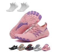 OLLOUM Bronoir Barefoot Shoes, BareStep Active Shoes Men，Barefoot Running Shoes For Men And Women，for Many Occasions (Color : Roze, Size : 5.5 Women/7 Men)
