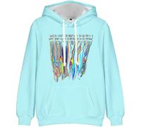OLLQSB Kevin Parker They Say That People Never Change But That's BST Pullover Hooded Regular Sweatshirt Street Style Long Sleeve Pullover, Casual And Comfortable,Blue,XL