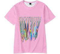 OLLQSB Kevin Parker They Say That People Never Change But That's BST T-Shirt Crew Neck Short Sleeve, Unisex, Casual Shirt, Street Fashion,Pink,4XL