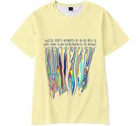 OLLQSB Kevin Parker They Say That People Never Change But That's BST T-Shirt Crew Neck Short Sleeve, Unisex, Casual Shirt, Street Fashion,Yellow,L