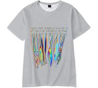 OLLQSB Kevin Parker They Say That People Never Change But That's BST T-Shirt Crew Neck Short Sleeve, Unisex, Casual Shirt, Street Fashion,Grey,XL