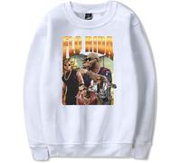 OLLQSB WYHMCNHM Flo Rida 2025 Tour Crewneck Sweatshirt Pullover for Fans Casual Comfort Sweatshirts,White,XXS