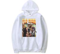 OLLQSB WYHMCNHM Flo Rida 2025 Tour Merch Pullover Hooded Regular Sweatshirt Street Style Long Sleeve Pullover, Casual And Comfortable,White,XXS