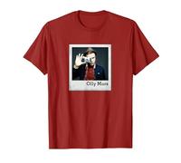 Olly MURS - Polaroid On Colors T-Shirt, Men, Cranberry Red, Medium