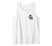 Olly Murs - Retro OM Logo On White Tank Top