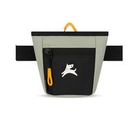OllyDog Goodie Treat Bag, Dog Treat Pouch, Waist Belt Clip for Hands-Free Training, Magnetic Closure, Dog Training and Behavior Aids, Three Ways to Wear (Abbey Stone)